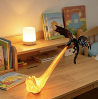 Fire-Breathing Dragon Lamp